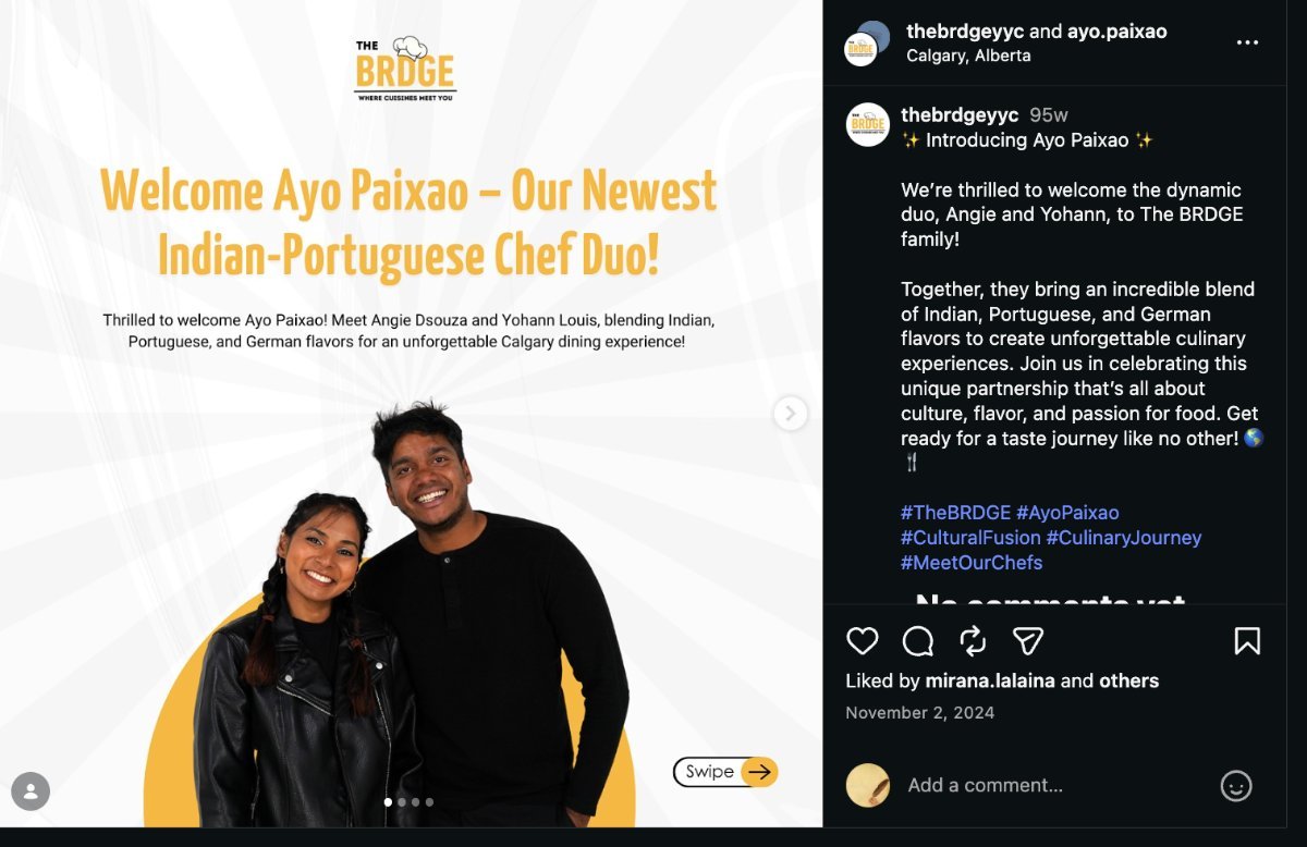 Instagram carousel post produced for a client